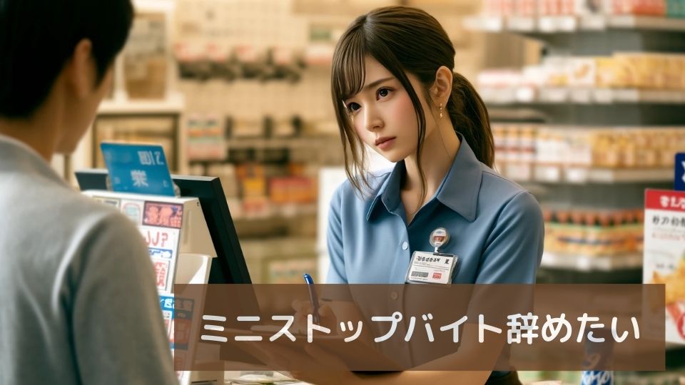 ミニストップバイト辞めたい
