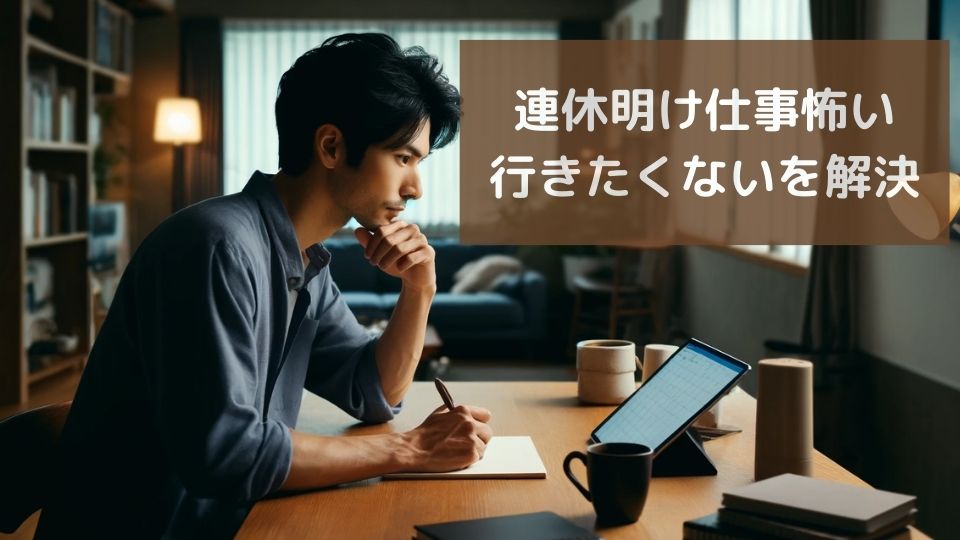 休み明け仕事怖い